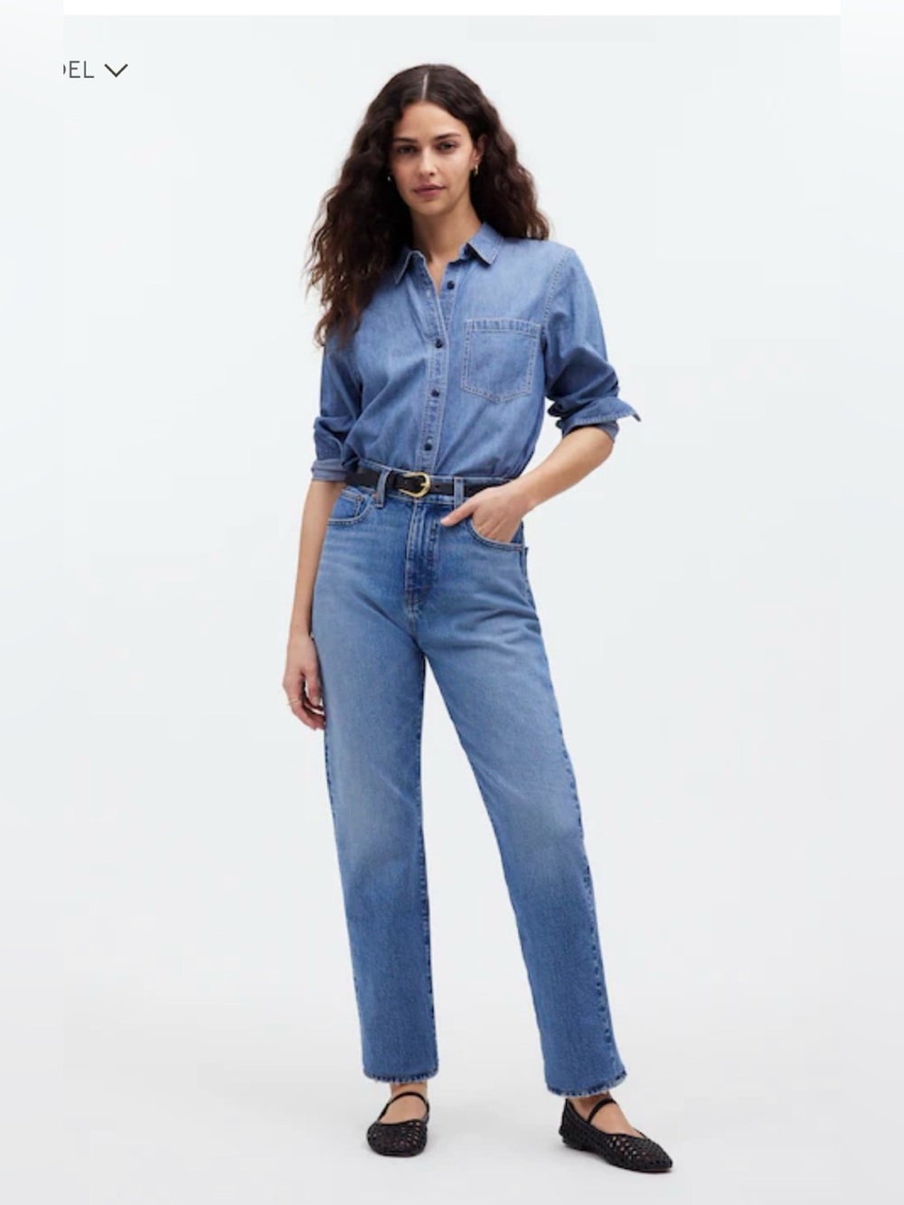The '90s Straight Crop Jean